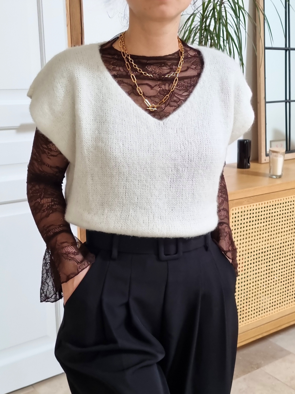Pull sans manches Adèle
