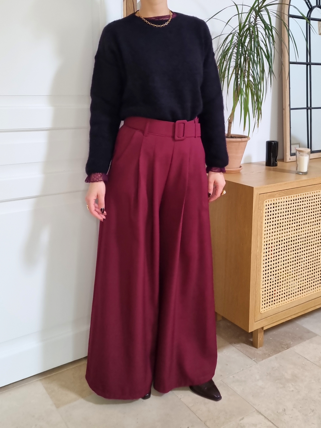 Pull très doux Alba noir