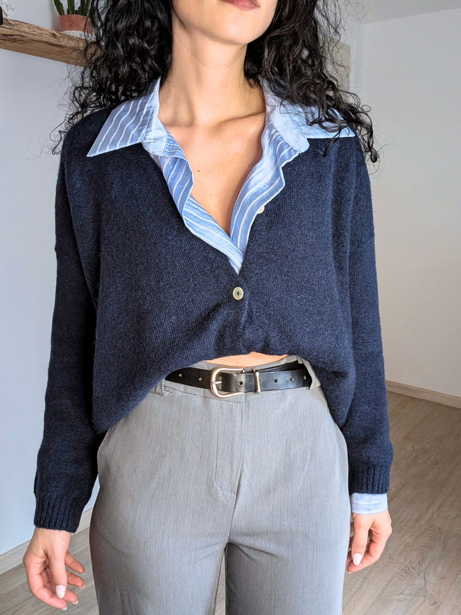 Cardigan en Alpaga Candice – marine