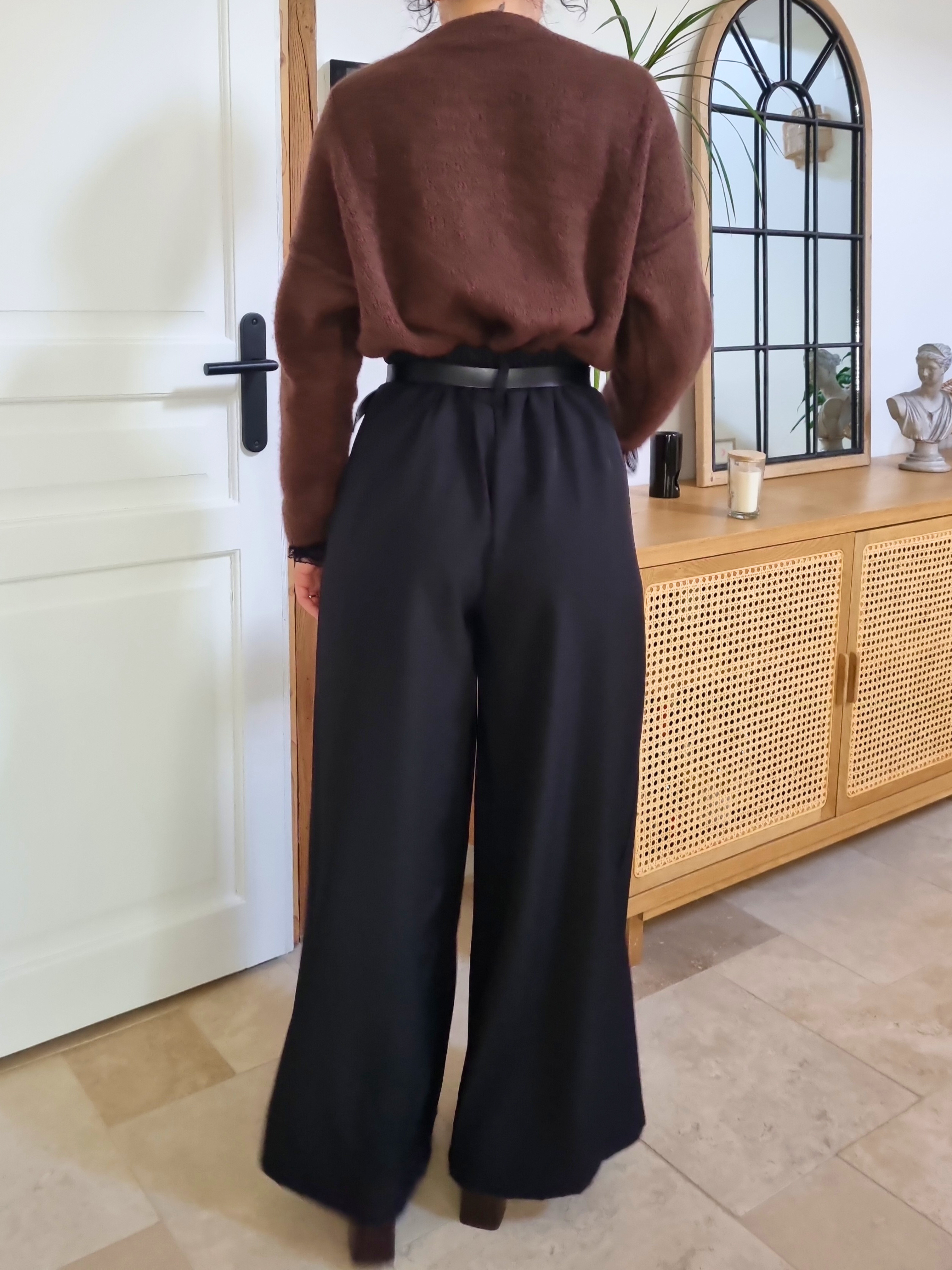 Pull très doux Alba marron