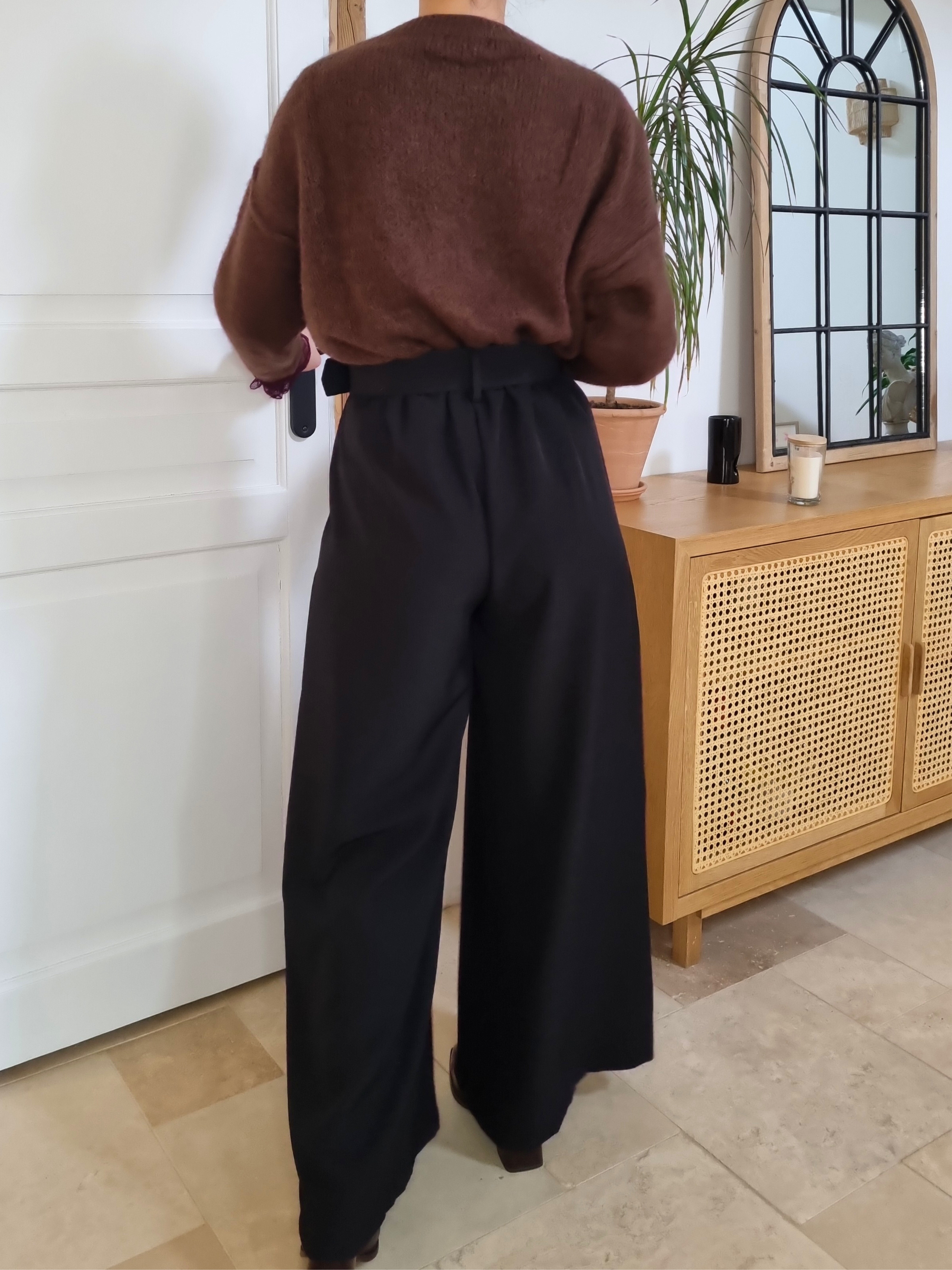 Pull très doux Alba marron
